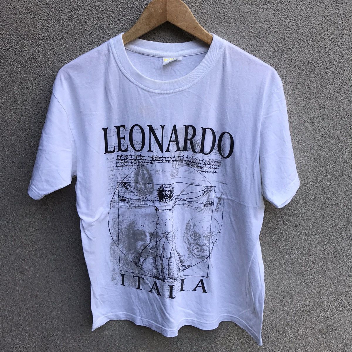 Vintage Vintage LEONARDO DA VINCI art tee van gogh dali Size US M / EU 48-50 / 2 - 2 Thumbnail