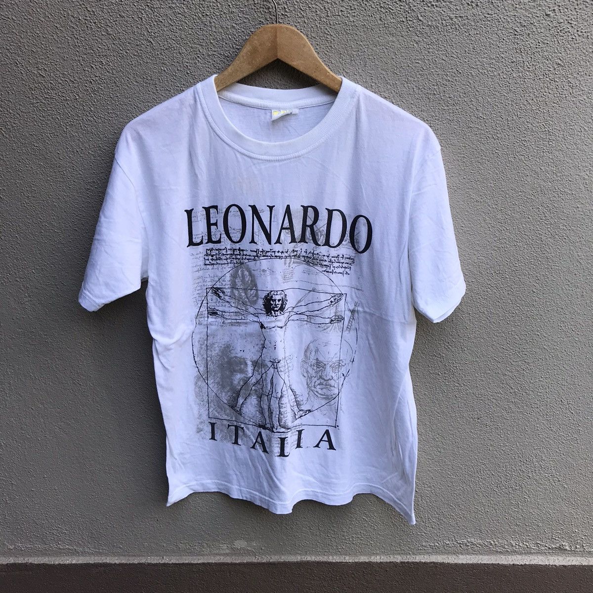 Vintage Vintage LEONARDO DA VINCI art tee van gogh dali Size US M / EU 48-50 / 2 - 1 Thumbnail
