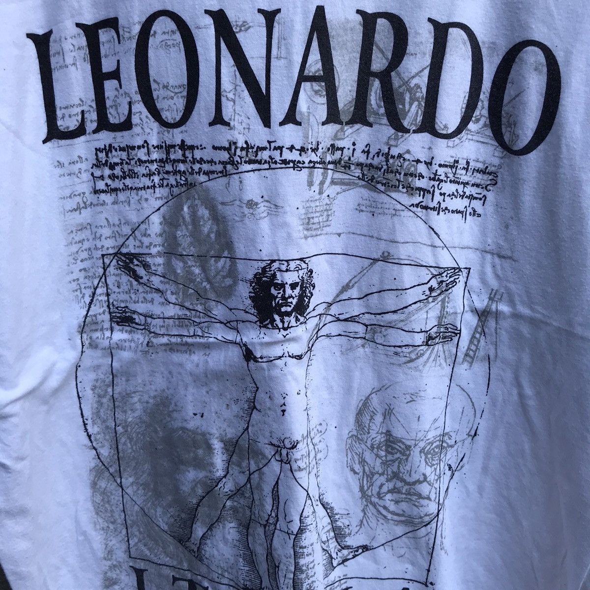 Vintage Vintage LEONARDO DA VINCI art tee van gogh dali Size US M / EU 48-50 / 2 - 3 Thumbnail