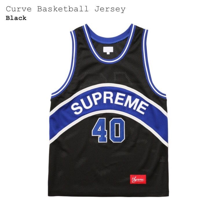Supreme Curve Basketball Jersey – Grails SF