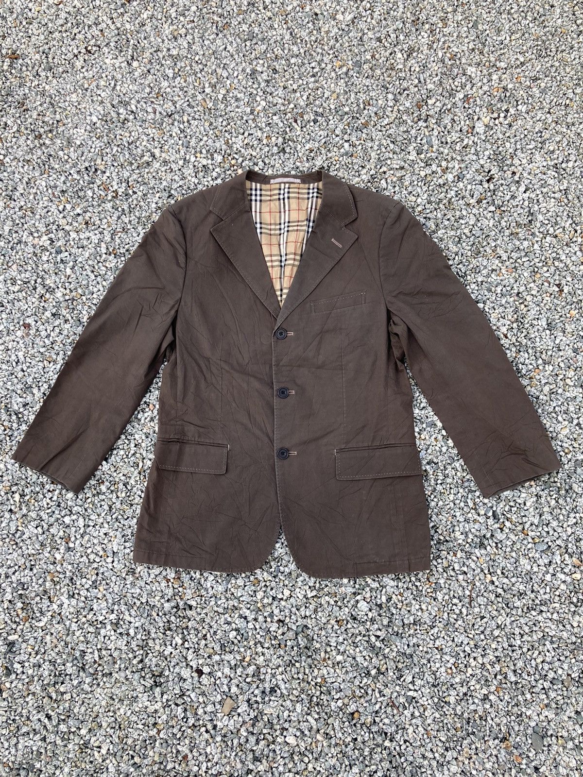 Burberry Burberry London Nova Check Blazer Jacket Size US L / EU 52-54 / 3 - 2 Thumbnail