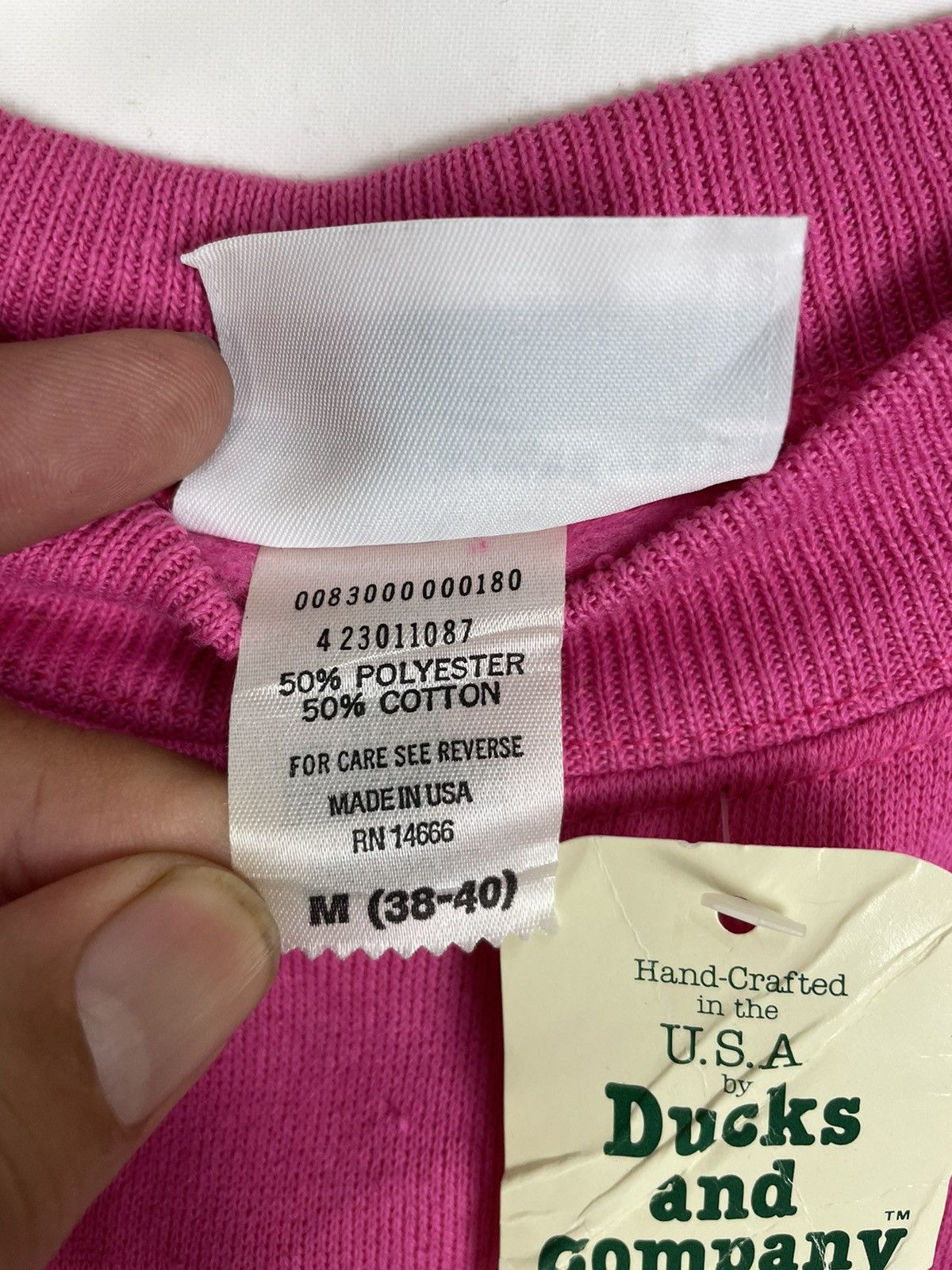 Handmade × Vintage Vintage Ducks & Co Golf Appliqué USA Sweatshirt NOS Size US M / EU 48-50 / 2 - 5 Thumbnail