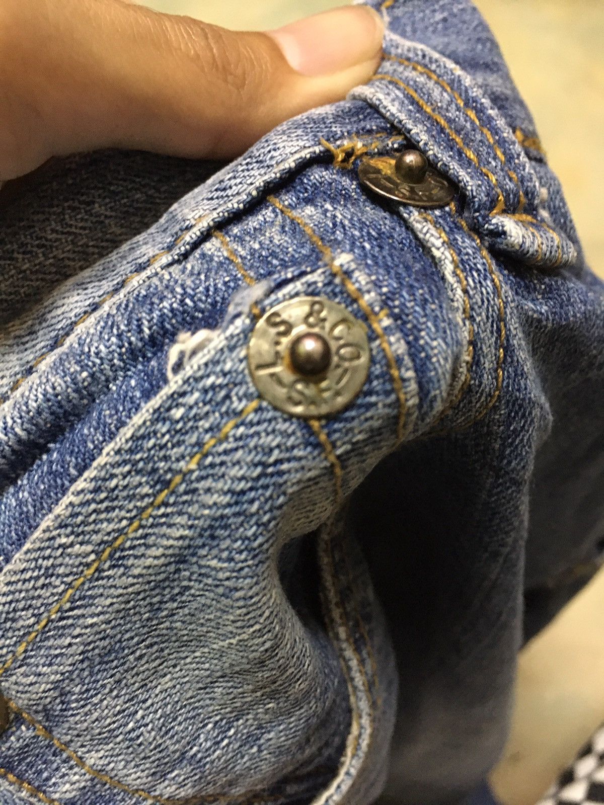 Levi's × Levi's Vintage Clothing Vintage Levis Engineered Lot 501 Big E Selvedge Size US 29 - 7 Thumbnail