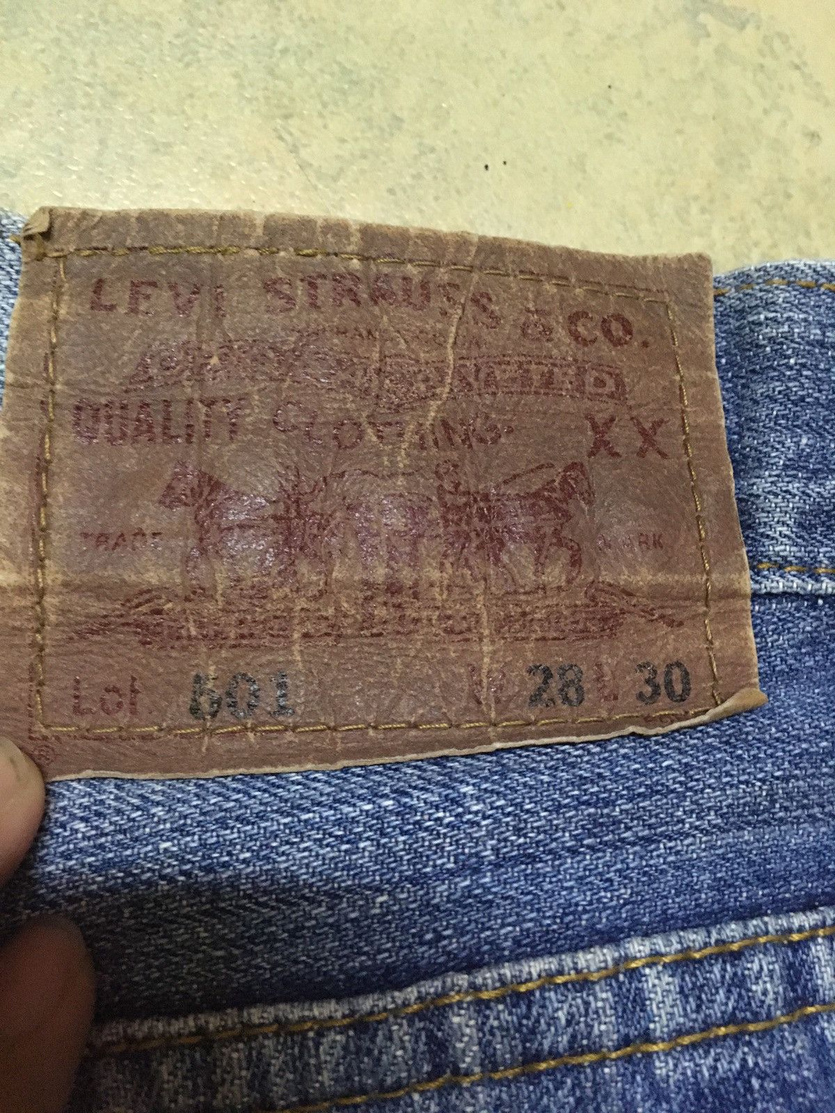 Levi's × Levi's Vintage Clothing Vintage Levis Engineered Lot 501 Big E Selvedge Size US 29 - 3 Thumbnail