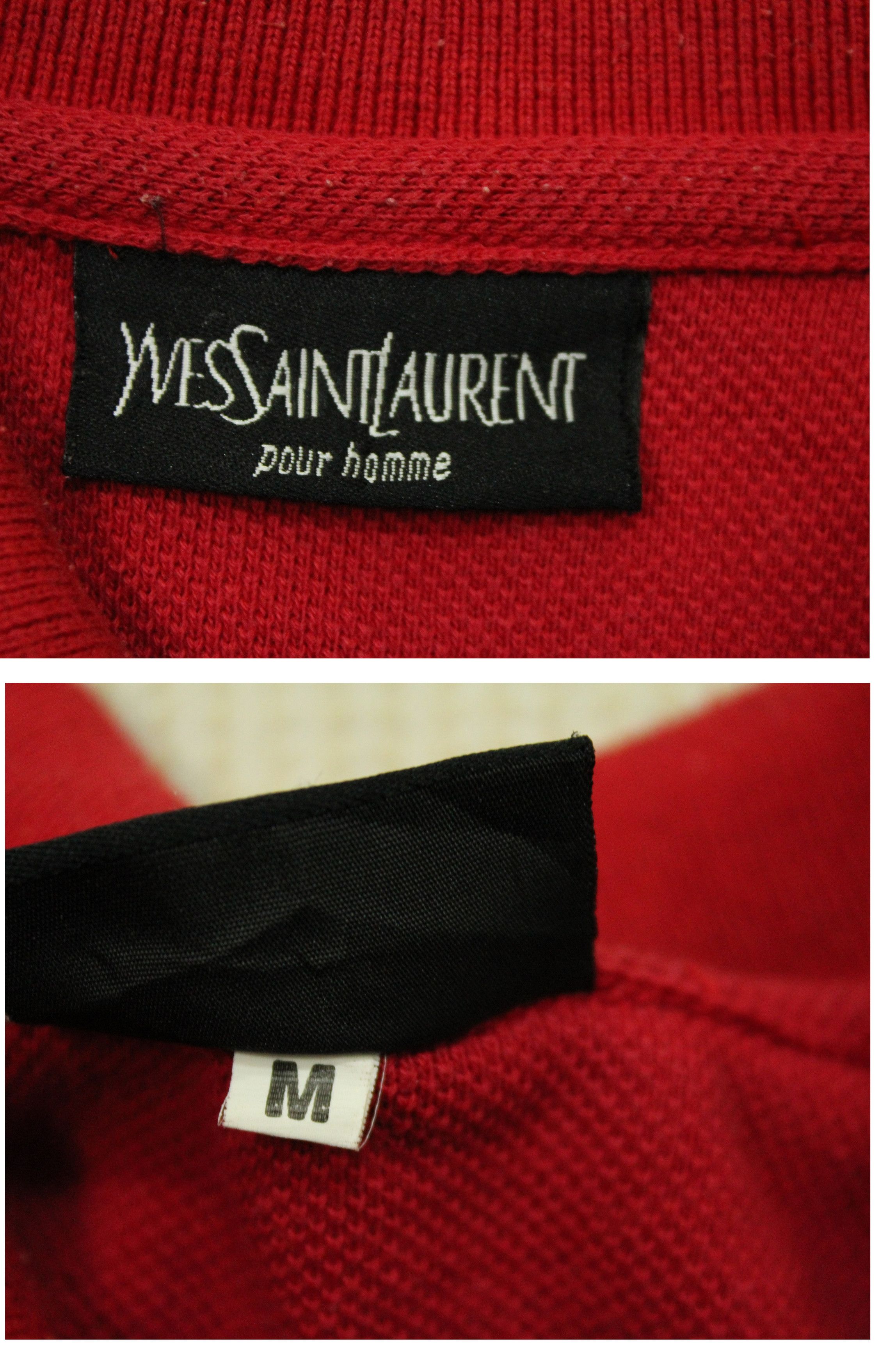 Vintage × Yves Saint Laurent Vintage YVES SAINT LAURENT Shirt Emroidered Logo Pocket Size US M / EU 48-50 / 2 - 9 Thumbnail