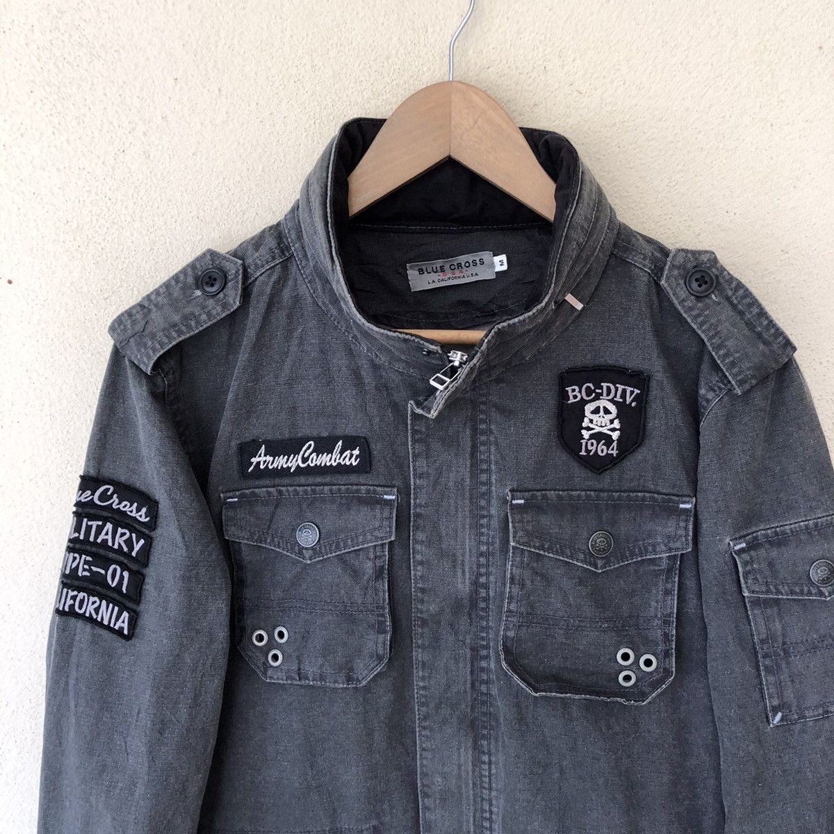 In The Attic 🔥Blue cross in the attic type-01 army combat jacket Size US M / EU 48-50 / 2 - 6 Thumbnail