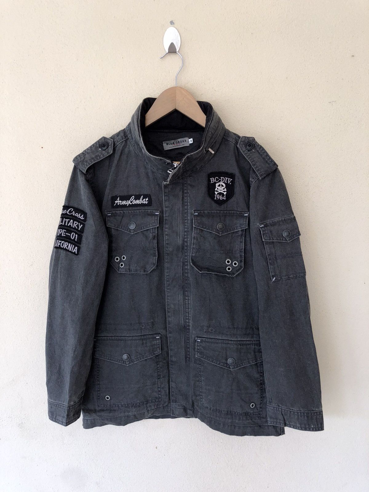 In The Attic 🔥Blue cross in the attic type-01 army combat jacket Size US M / EU 48-50 / 2 - 3 Thumbnail