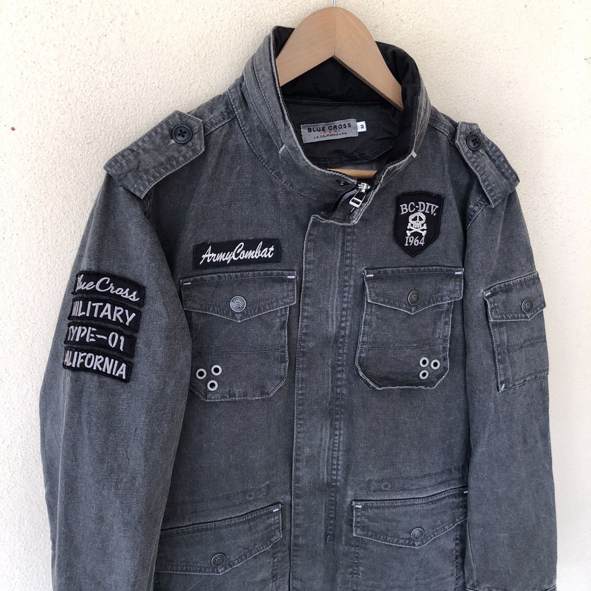In The Attic 🔥Blue cross in the attic type-01 army combat jacket Size US M / EU 48-50 / 2 - 8 Thumbnail