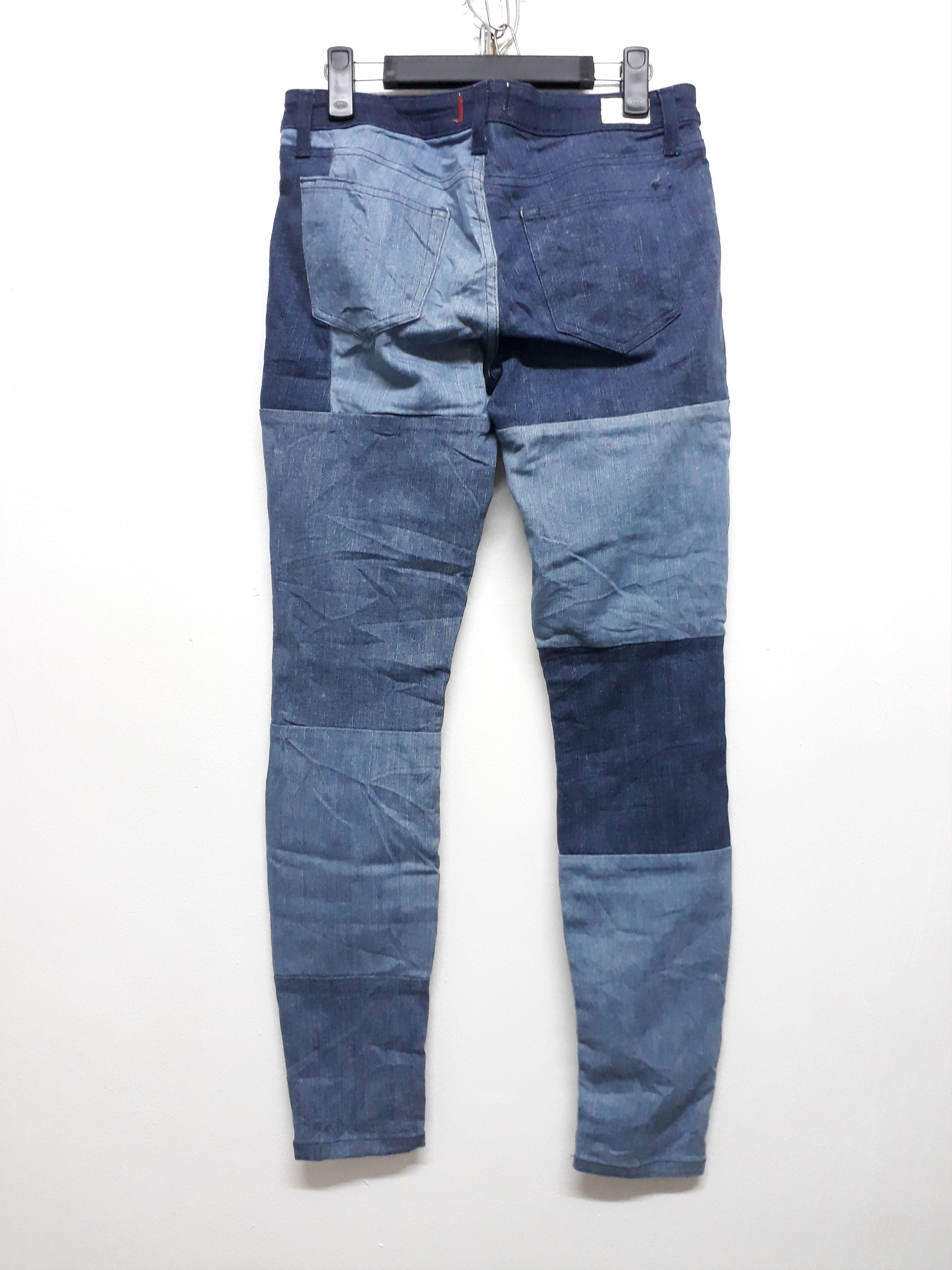 Tommy Hilfiger 💥TOMMY HILFIGER Patchwork Designer Denim Pants Size US 31 - 10 Thumbnail