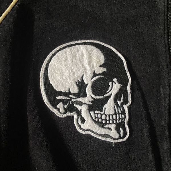 Number (N)ine Number nine velour skull jacket | Grailed