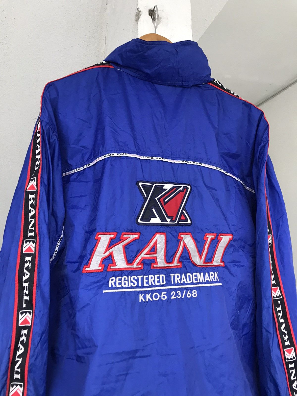 Vintage Karl Kani Side Tape Windbreaker zipper