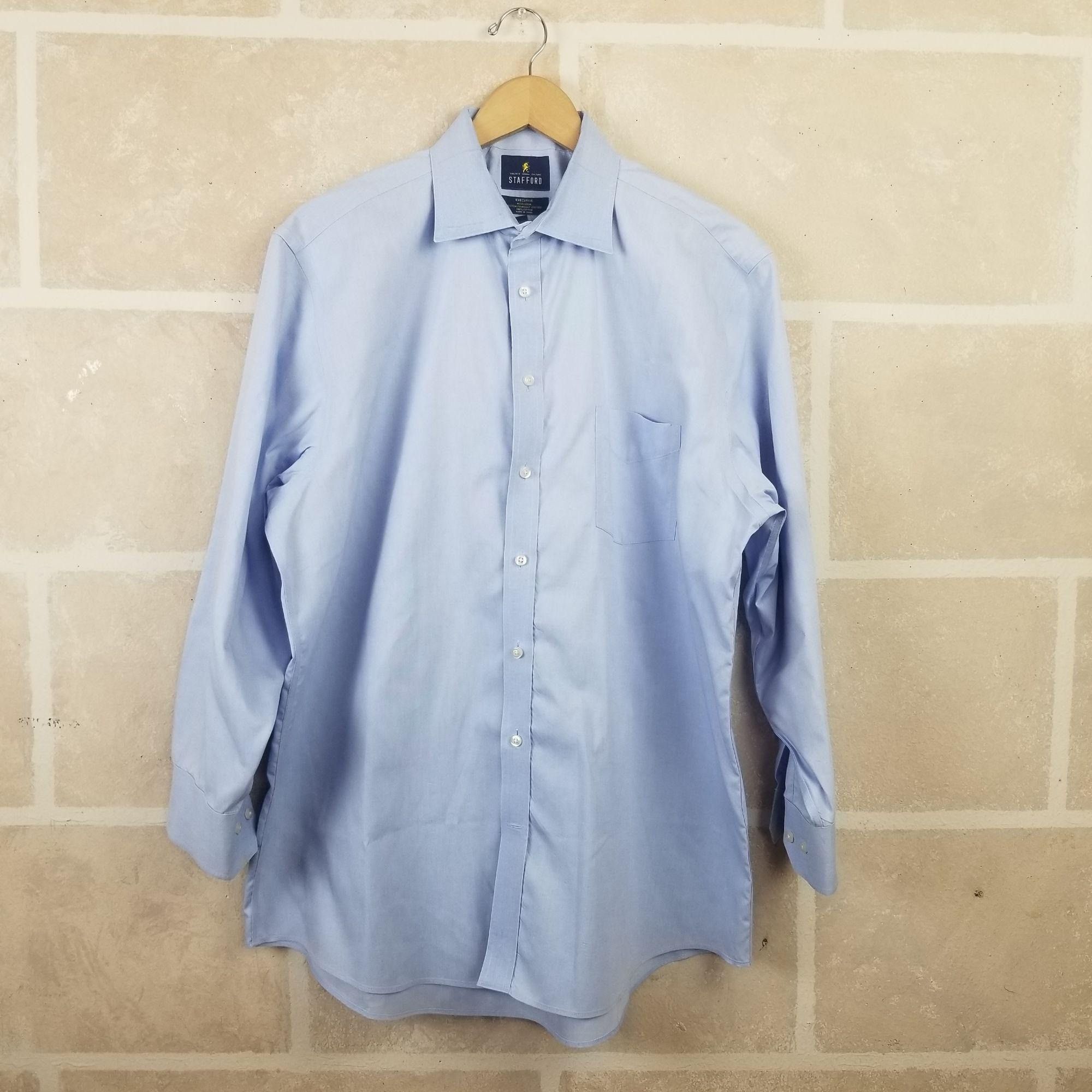 Stafford Stafford Men's Oxford Button Down Shirt Size 17 | Grailed