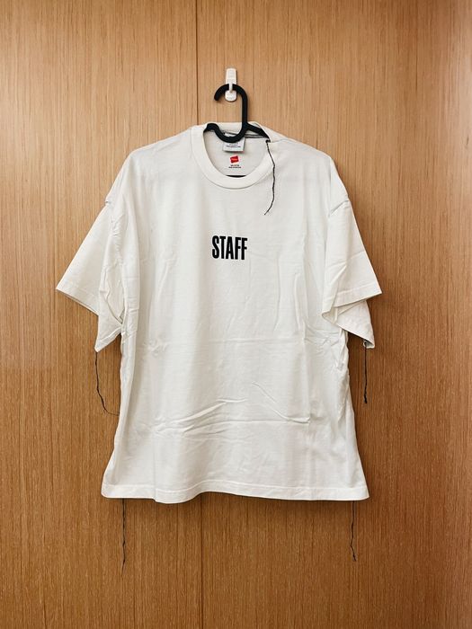 Vetements SS17 Distressed Staff Tee | Grailed