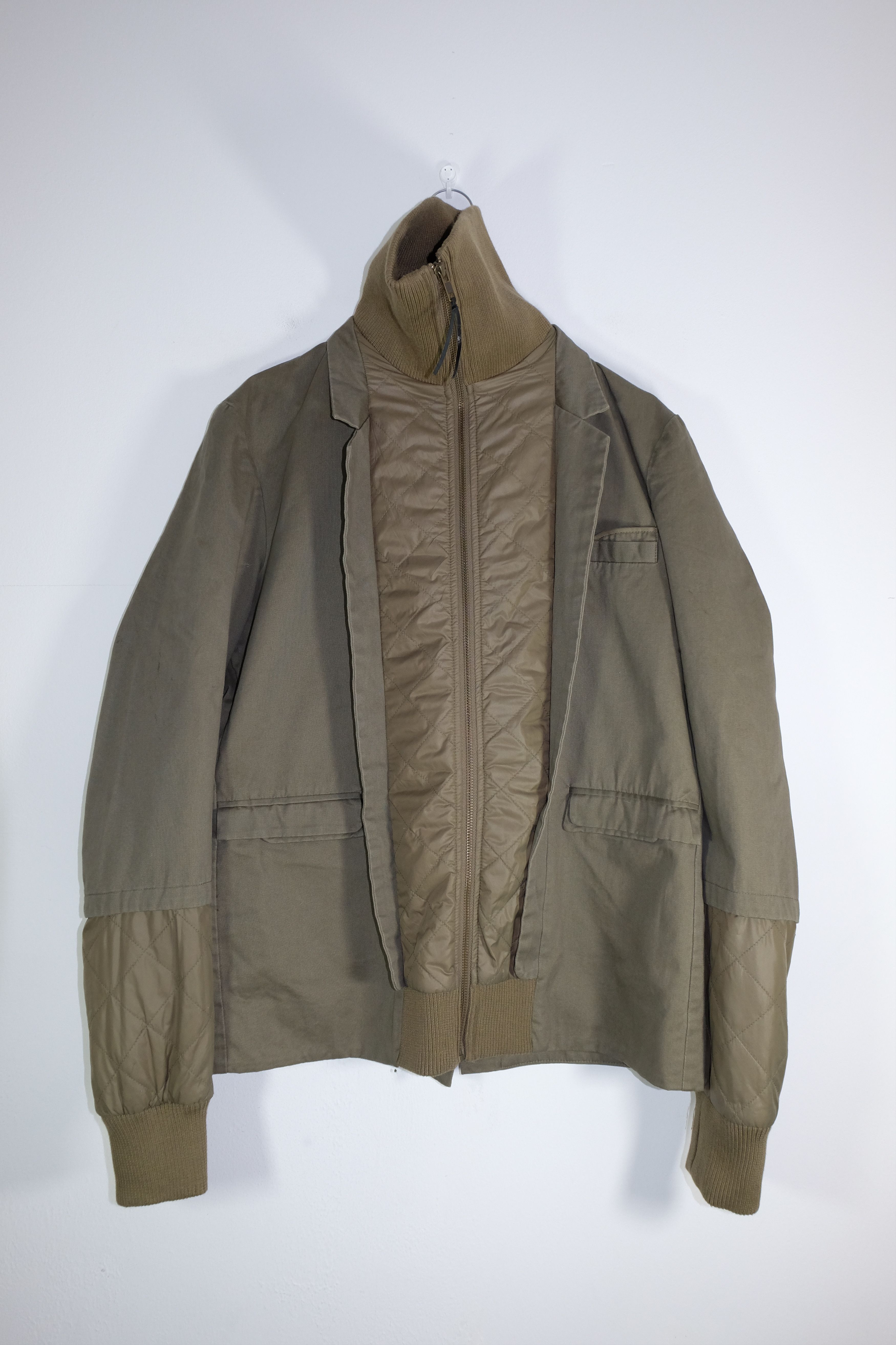 Henrik Vibskov The Eat Military Green Light Jacket Quilted | Grailed