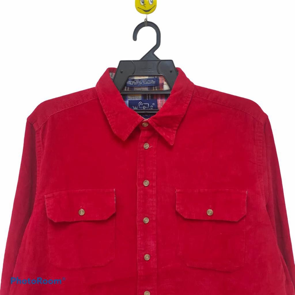 Woolrich Woolen Mills Vintage woolrich corduroy button up shirt Size US L / EU 52-54 / 3 - 3 Thumbnail