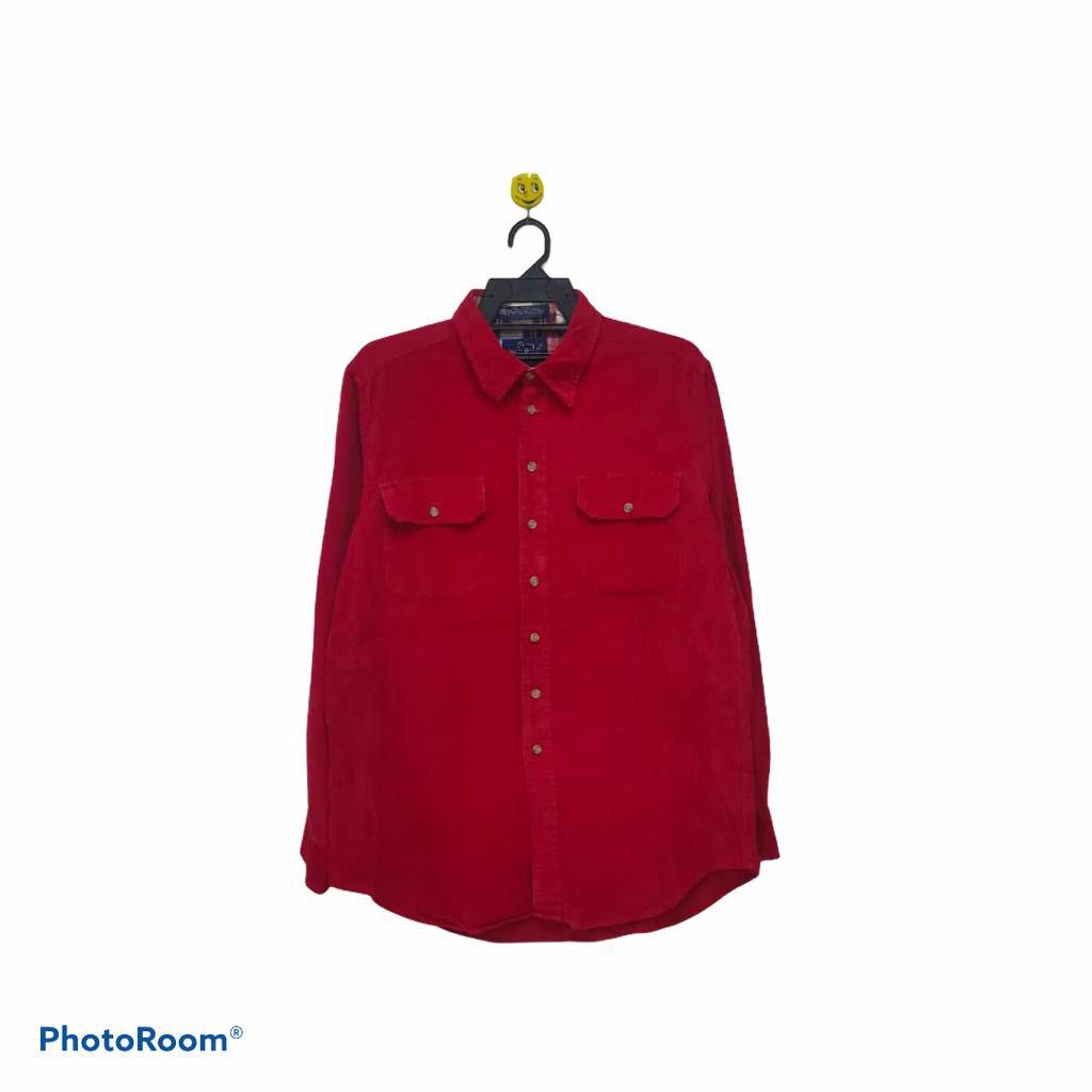 Woolrich Woolen Mills Vintage woolrich corduroy button up shirt Size US L / EU 52-54 / 3 - 1 Thumbnail