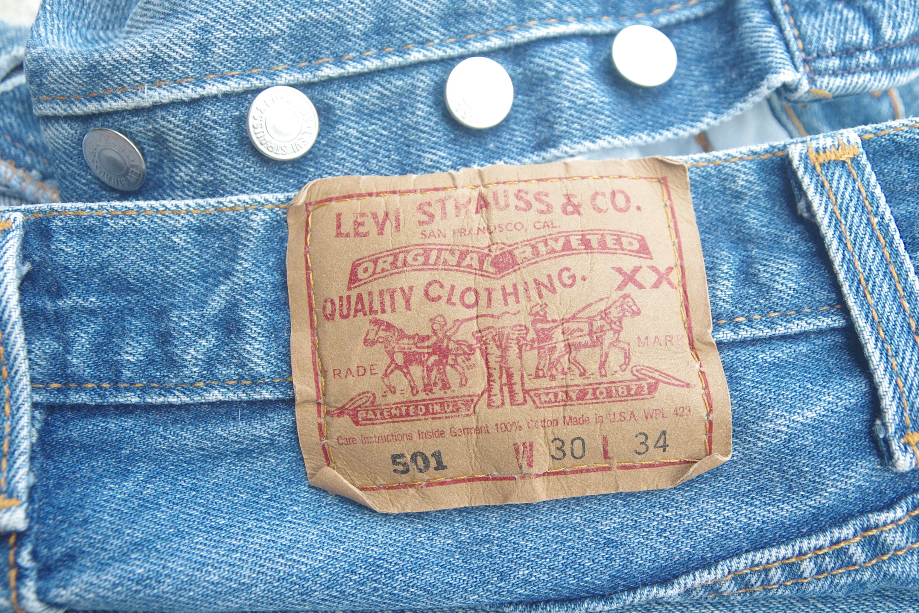 Levi's Vintage Clothing Original, vintage levis 501 W29 L33,levis usa. Size US 29 - 8 Preview