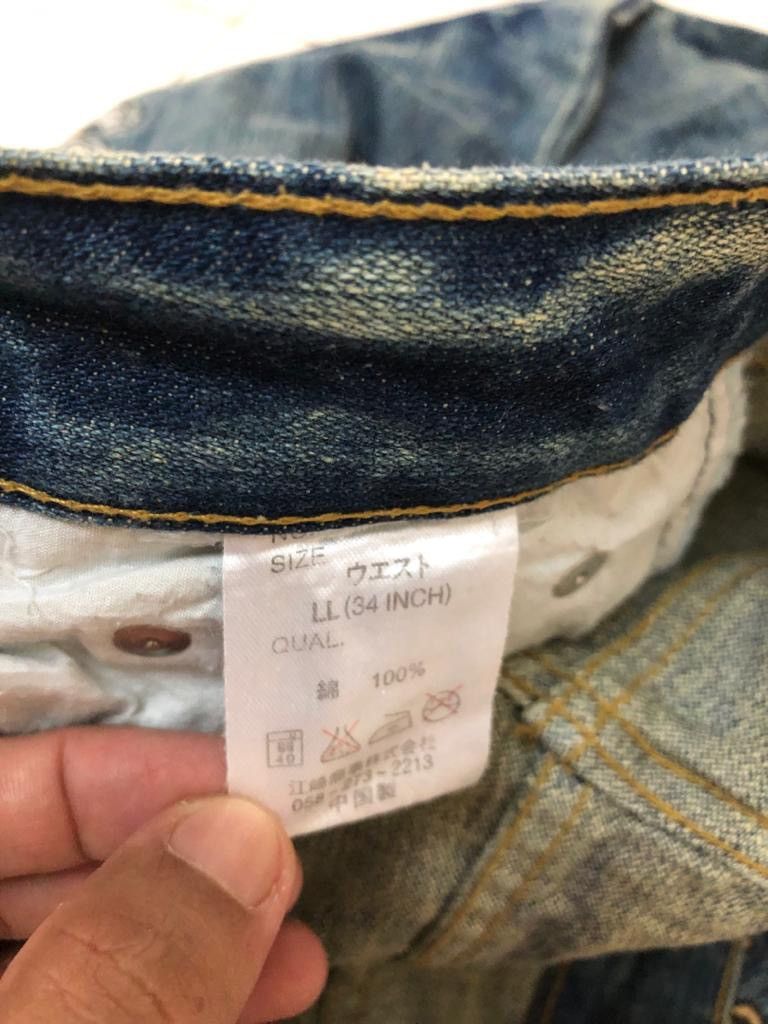 Japan Blue Japan traditional denim god embroidary design pants Size US 34 / EU 50 - 10 Thumbnail
