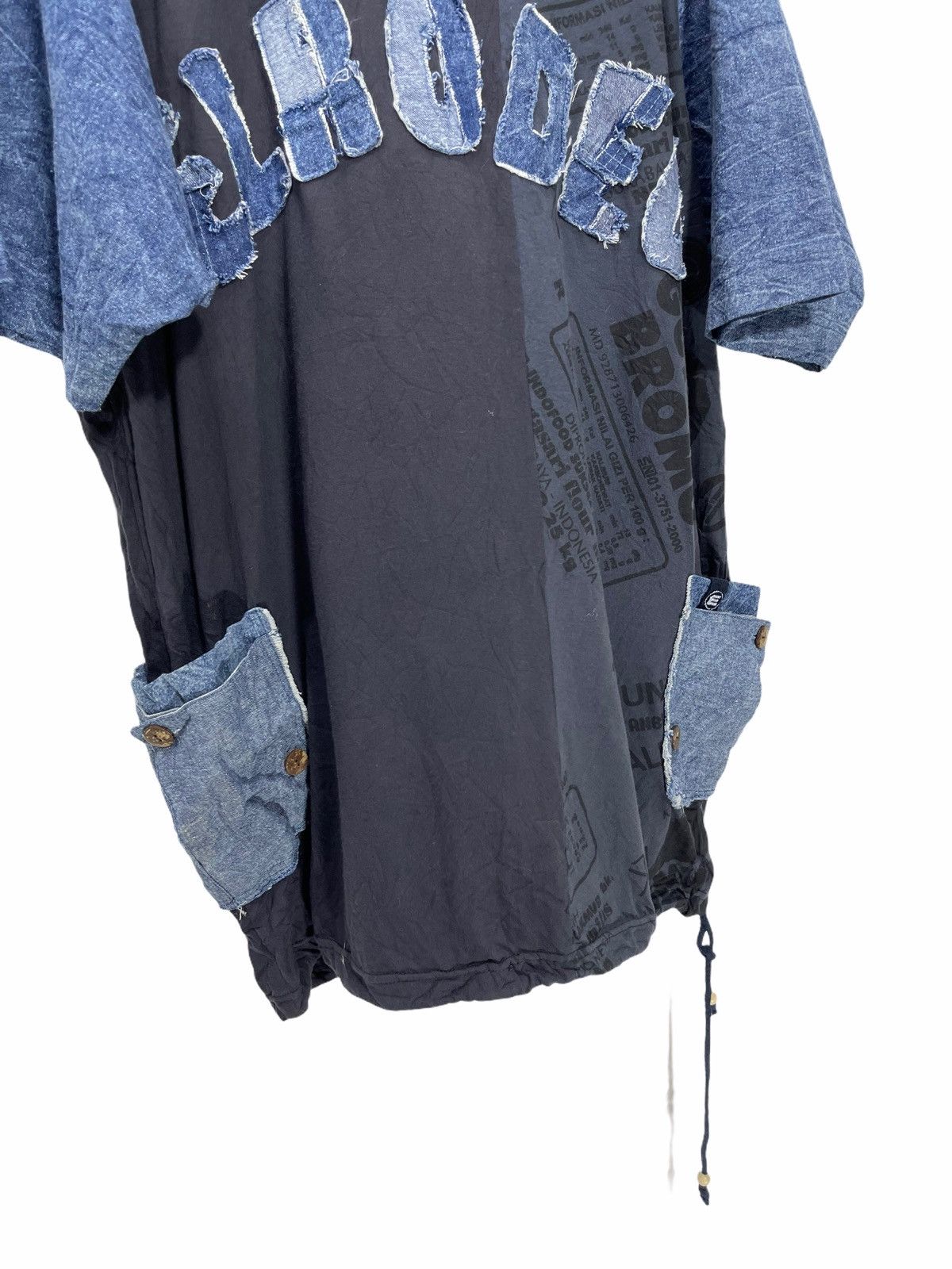 Japanese Brand El Rodeo Hoodie Shirt Hybrid Patchwork Oversized 18🟩 Size US L / EU 52-54 / 3 - 2 Thumbnail