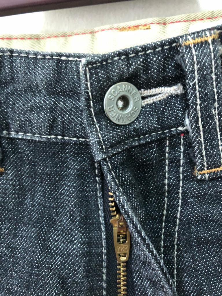 Japanese Brand Scanner fundamental product denim pants design streetwear Size US 34 / EU 50 - 7 Thumbnail