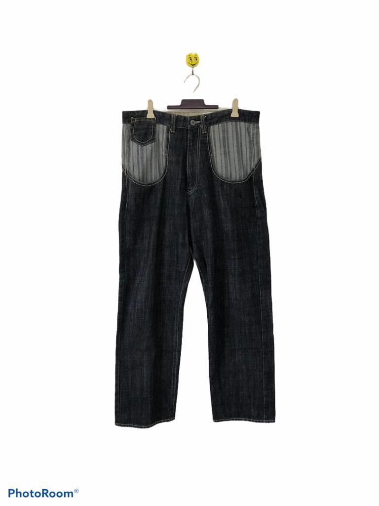 Japanese Brand Scanner fundamental product denim pants design streetwear Size US 34 / EU 50 - 1 Thumbnail