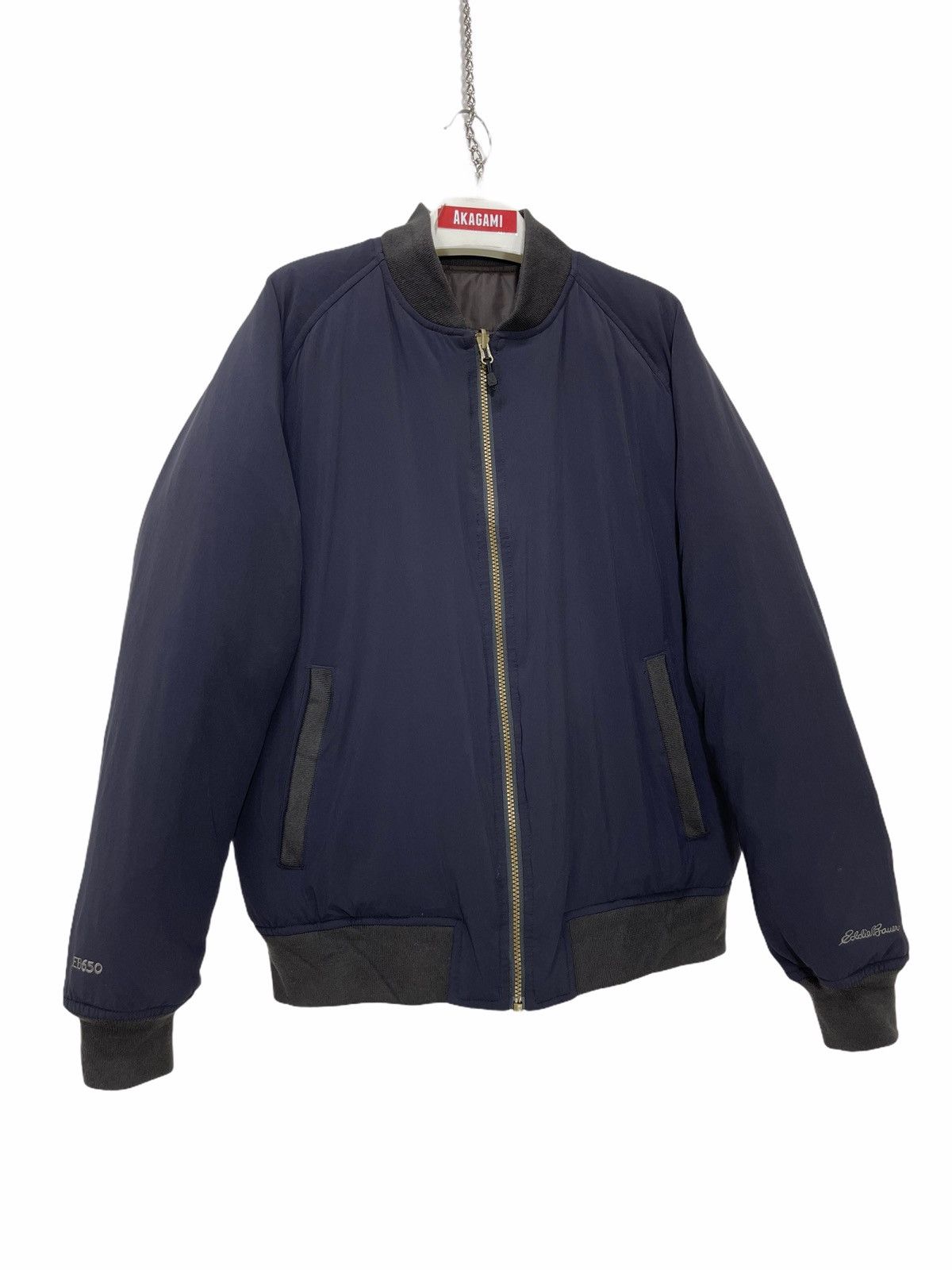 Eddie Bauer Reversible Eddie Bauer Down Bomber Jacket EB650 2🟩2 Size US M / EU 48-50 / 2 - 1 Thumbnail