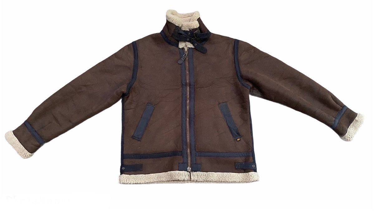 Alpha Industries ALPHA INDUSTRIES B3 JACKET SHERPA NOT LEATHER Size US XL / EU 56 / 4 - 1 Thumbnail