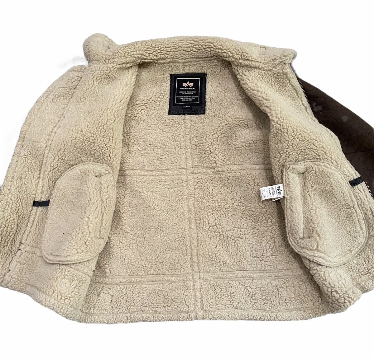 Alpha Industries ALPHA INDUSTRIES B3 JACKET SHERPA NOT LEATHER Size US XL / EU 56 / 4 - 3 Thumbnail