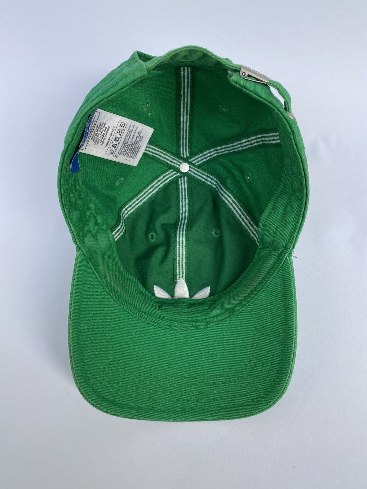 Adidas × Vintage ADIDAS logo Vintage Green Cap Hat White Embroidered Size ONE SIZE - 5 Thumbnail