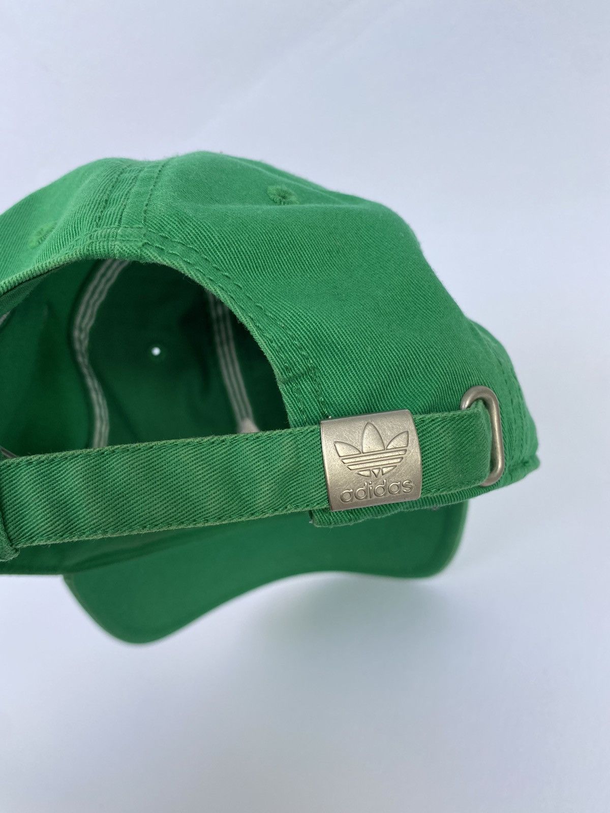 Adidas × Vintage ADIDAS logo Vintage Green Cap Hat White Embroidered Size ONE SIZE - 6 Thumbnail