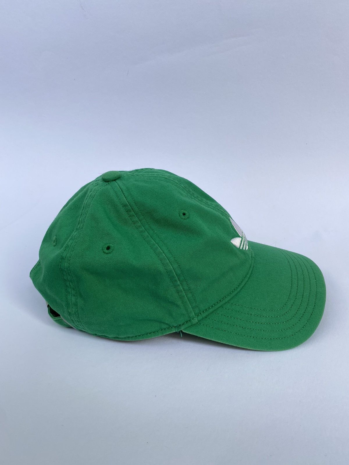 Adidas × Vintage ADIDAS logo Vintage Green Cap Hat White Embroidered Size ONE SIZE - 3 Thumbnail