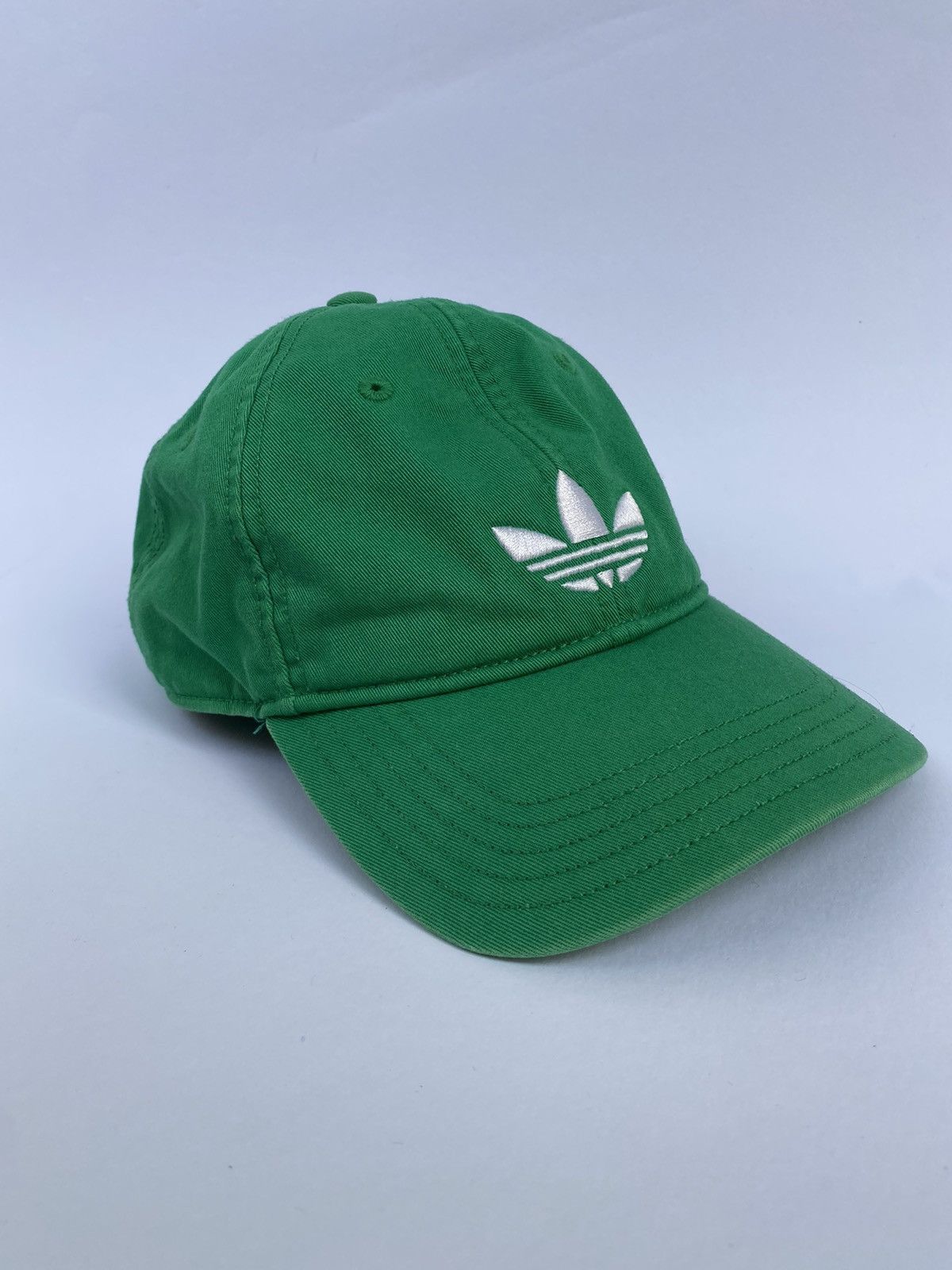 Adidas × Vintage ADIDAS logo Vintage Green Cap Hat White Embroidered Size ONE SIZE - 10 Thumbnail