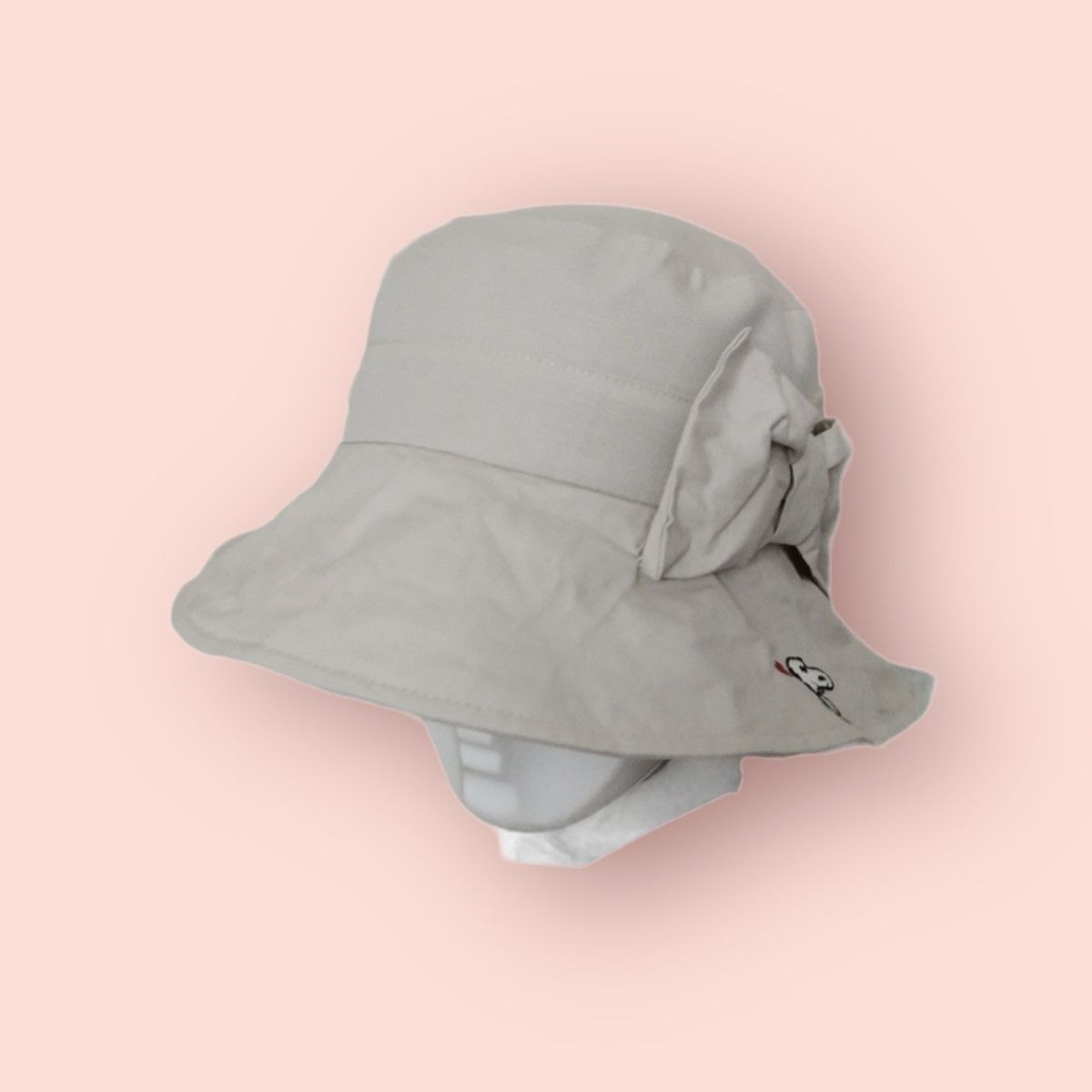 Cartoon Network × Japanese Brand × Peanuts RARE SNOOPY PEANUTS BIG RIBBON HEMP HAT Size ONE SIZE - 9 Thumbnail