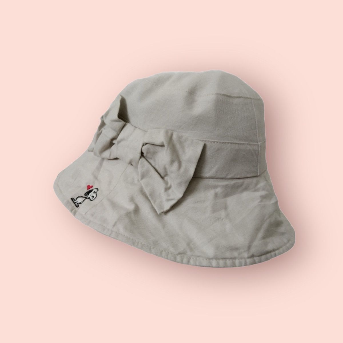 Cartoon Network × Japanese Brand × Peanuts RARE SNOOPY PEANUTS BIG RIBBON HEMP HAT Size ONE SIZE - 10 Thumbnail