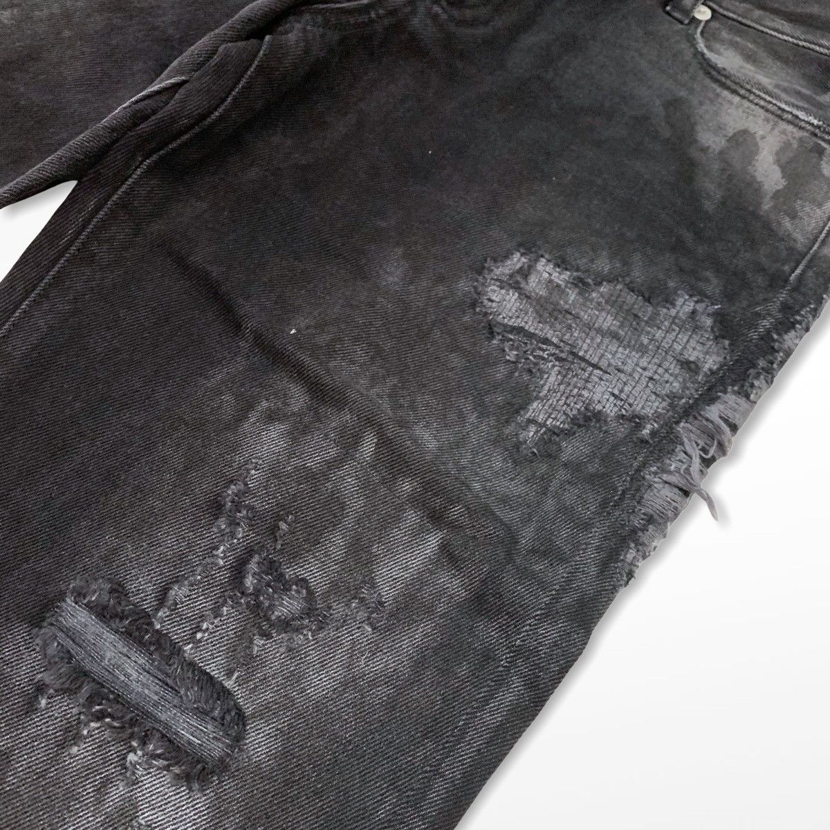 Alyx ALYX STUDIO Zip back distressed denim Size US 27 - 5 Thumbnail