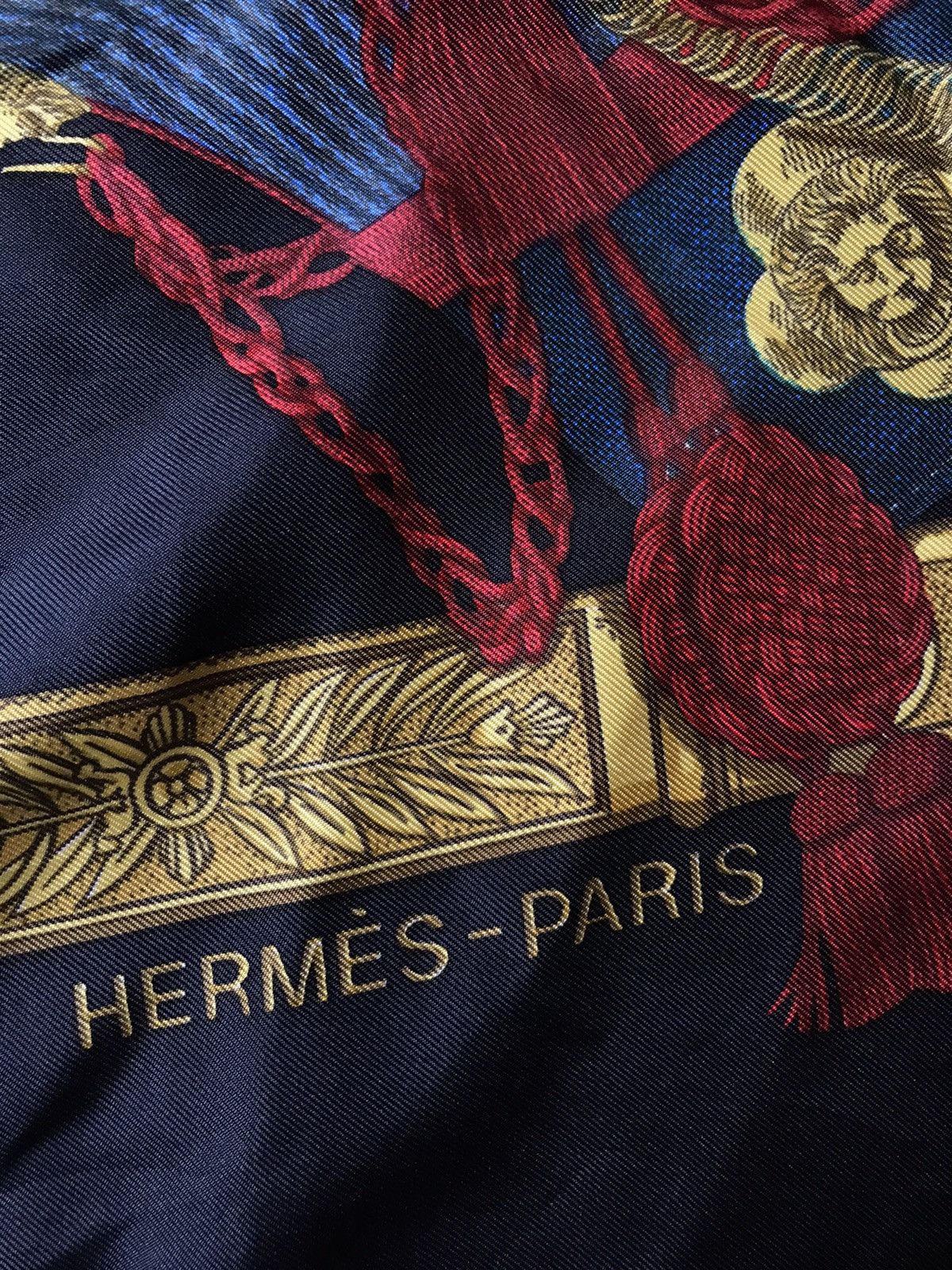 Hermes Hermes Paris Grand Uniforme Silk Scarf Size ONE SIZE - 6 Thumbnail