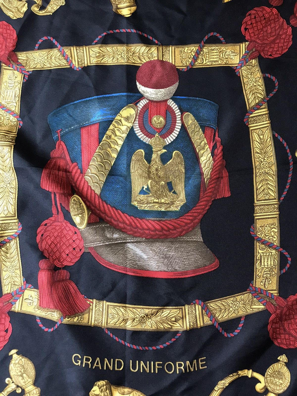 Hermes Hermes Paris Grand Uniforme Silk Scarf Size ONE SIZE - 5 Thumbnail