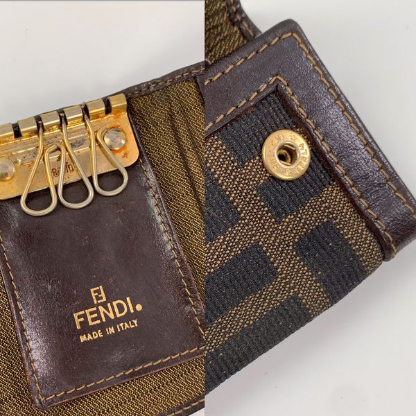 Fendi Fendi Zucca Monogram Key Holder Grailed