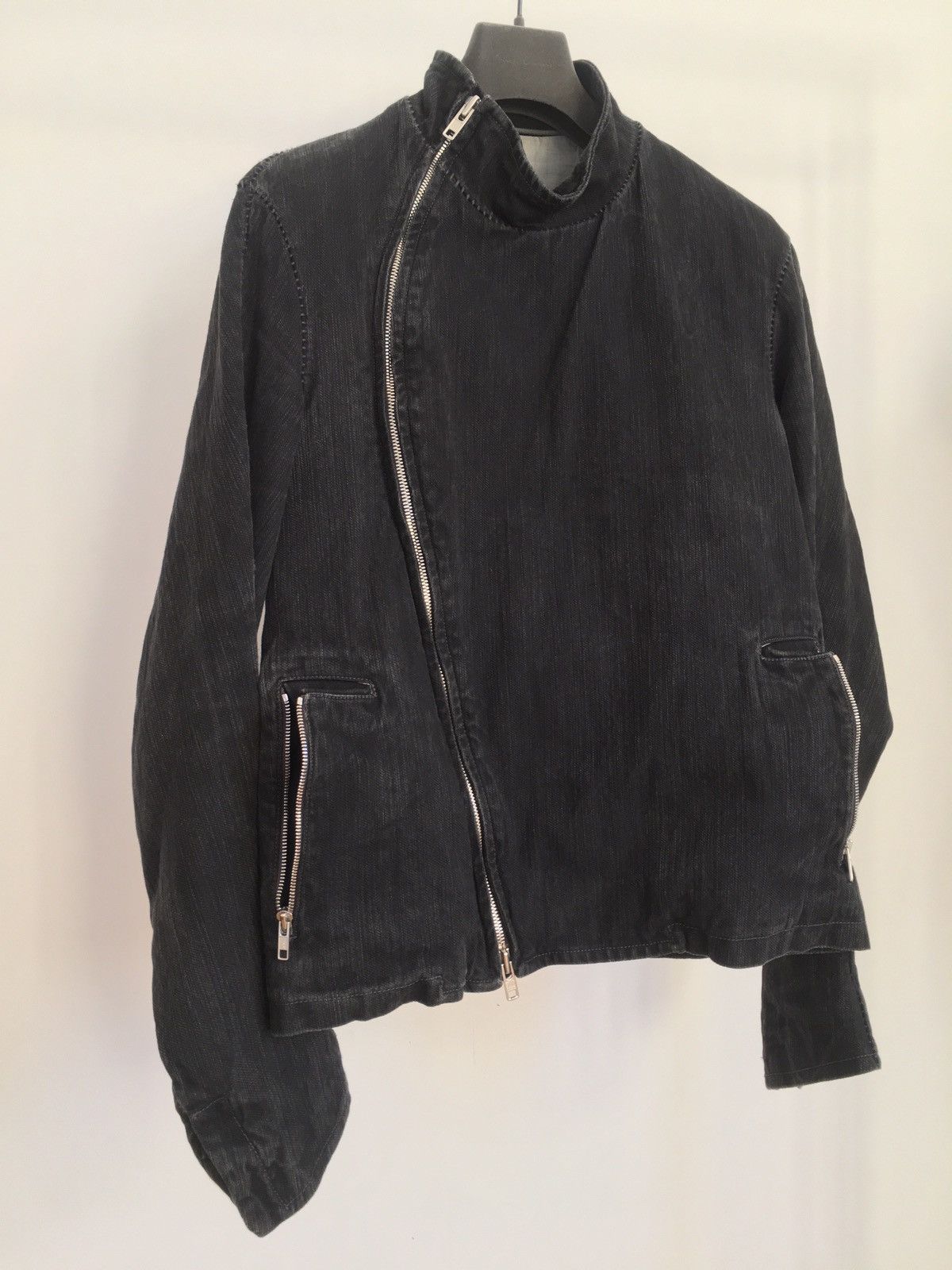 ジャケット・アウター CAROL CHRISTIAN POELL OVERLOCK JACKET Object Dyed Lined Overlock Leather Jacket – The Library 1994