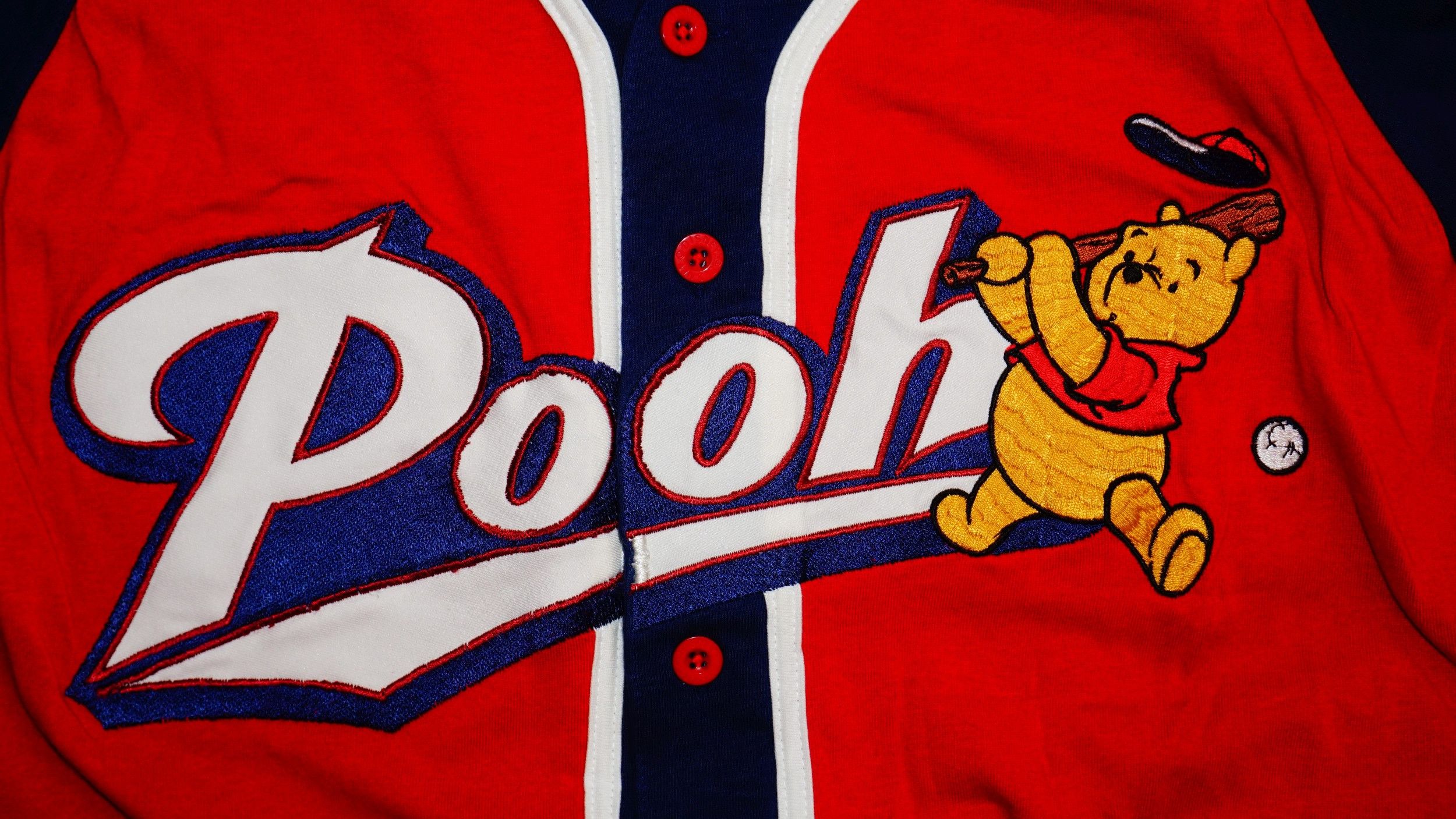Disney Winnie Pooh vintage Baseball Shirt Jersey Size US L / EU 52-54 / 3 - 4 Thumbnail