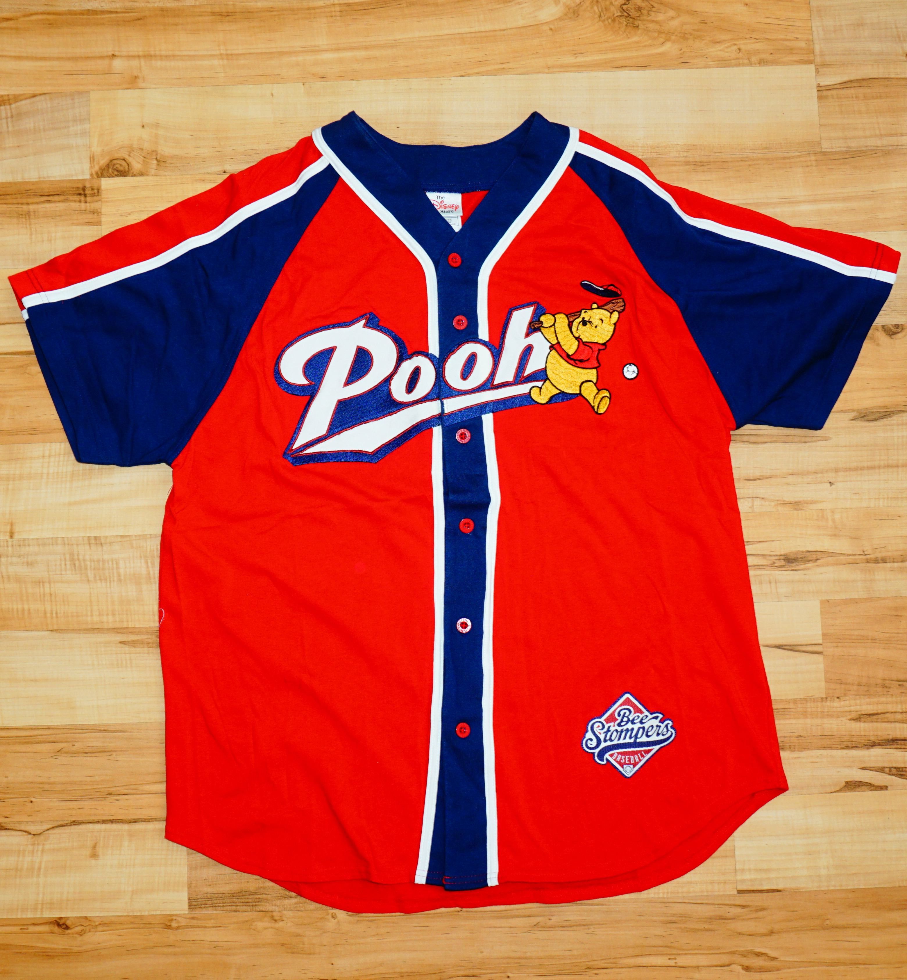 Disney Winnie Pooh vintage Baseball Shirt Jersey Size US L / EU 52-54 / 3 - 3 Thumbnail