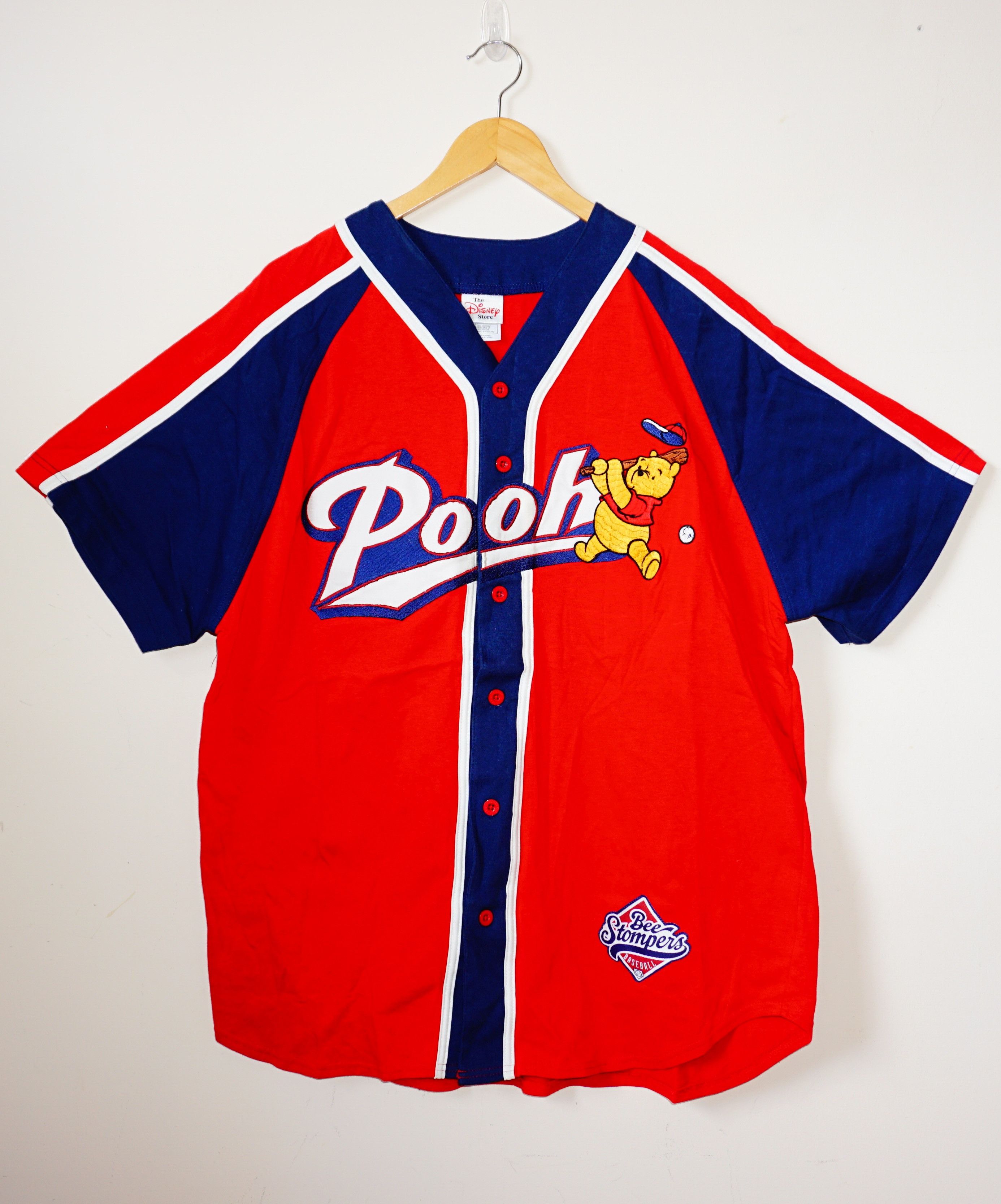 Disney Winnie Pooh vintage Baseball Shirt Jersey Size US L / EU 52-54 / 3 - 1 Thumbnail