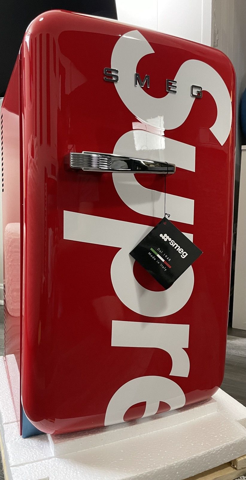 Supreme Smeg Mini Fridge Grailed