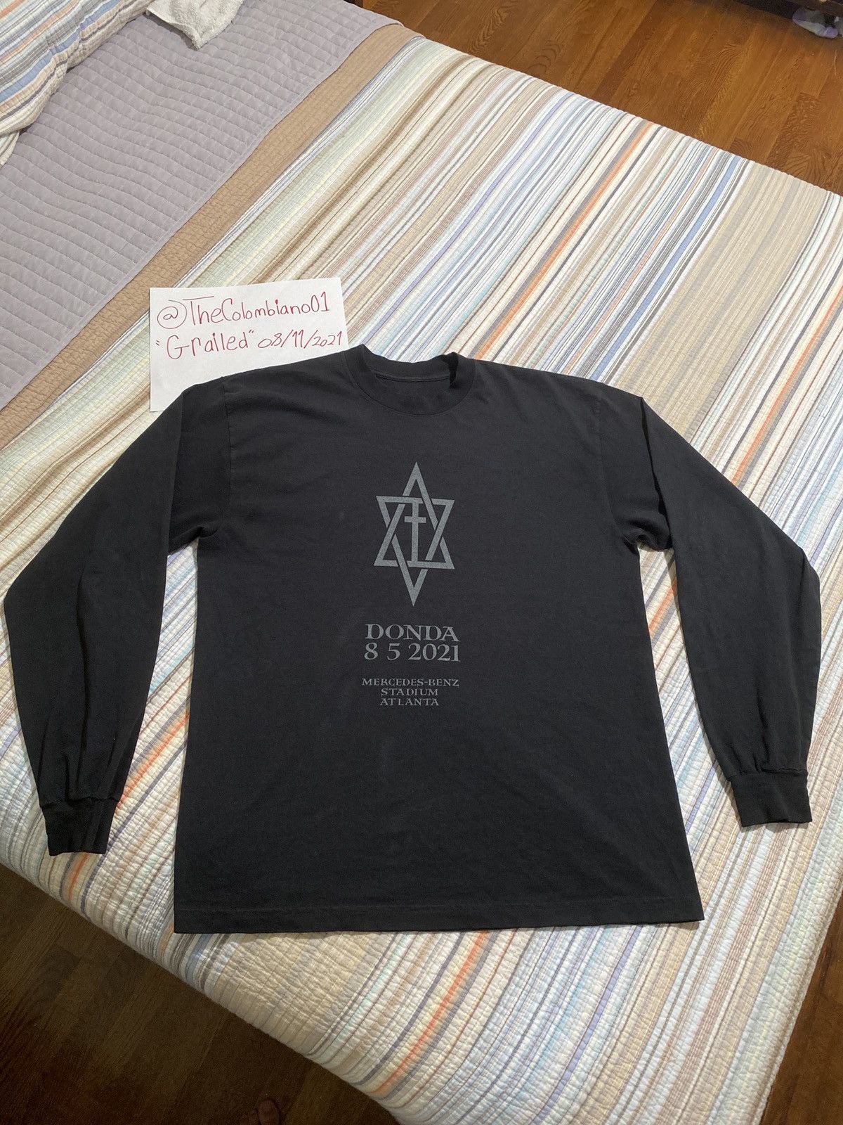 Kanye West Donda Listening Party Merch Long Sleeve T Shirts