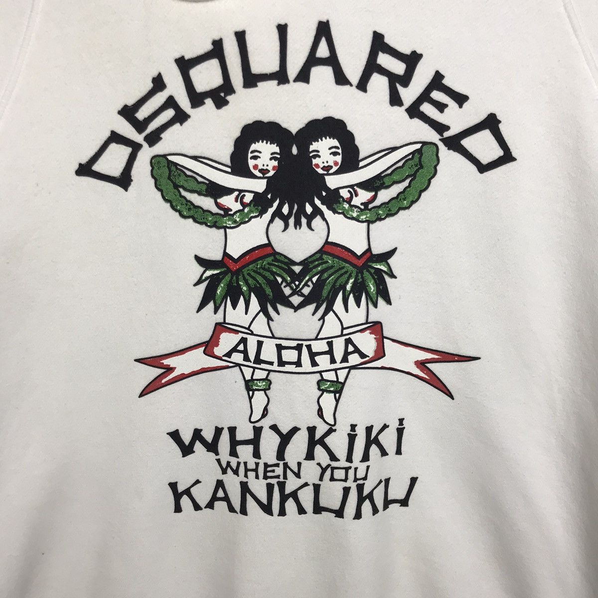 Dsquared2 Vintage Dsquared2 Aloha Whykiki Kankuku Hoodie Size US M / EU 48-50 / 2 - 4 Thumbnail