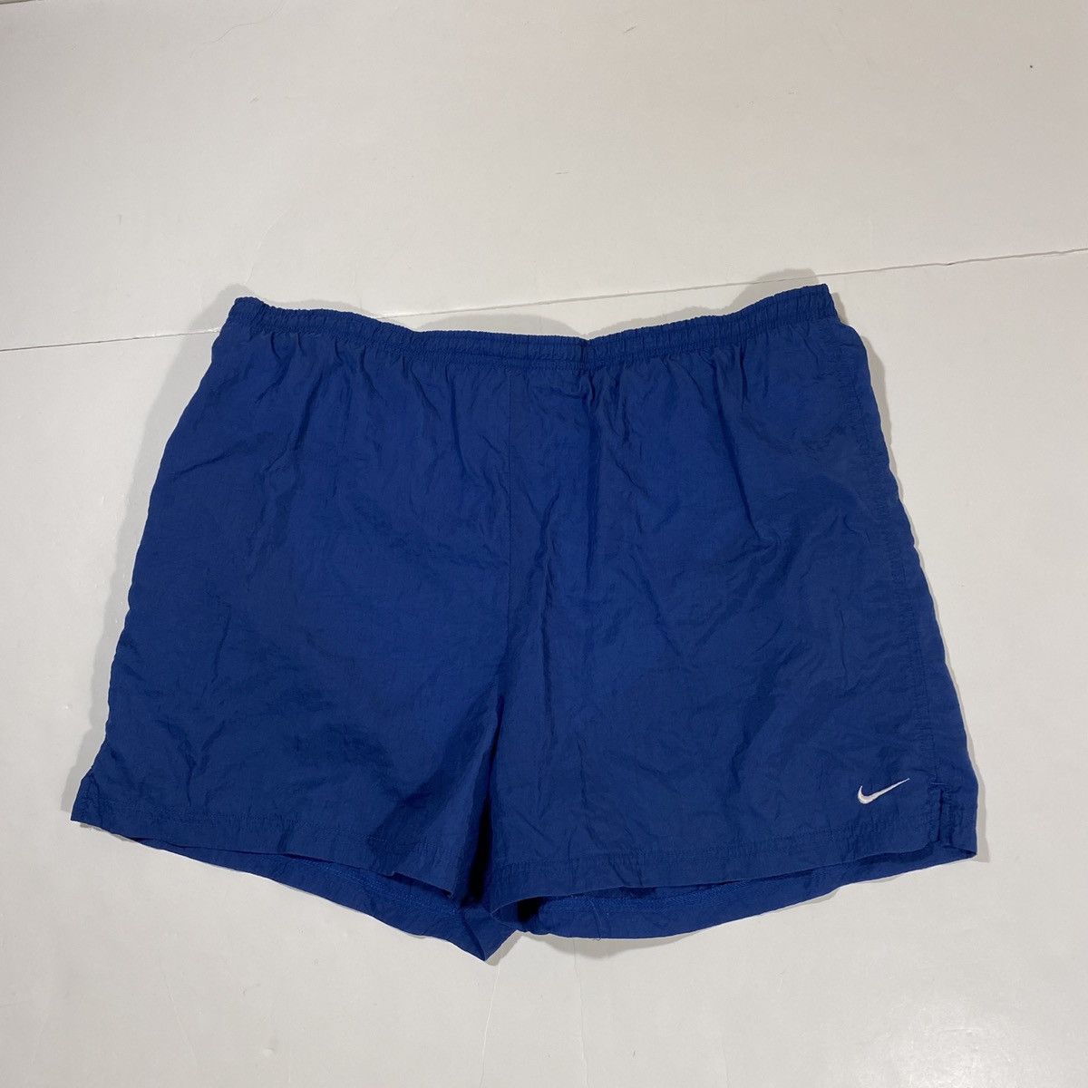 Nike × Vintage Vintage Nike Track Shorts Blue Size US 36 / EU 52 - 1 Thumbnail