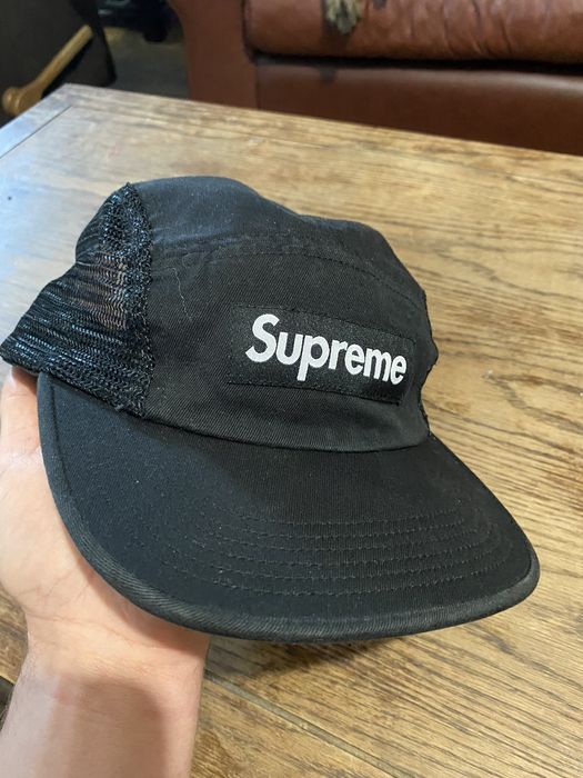 Supreme Suede Camp Cap (SS18) Black - SS18 - US