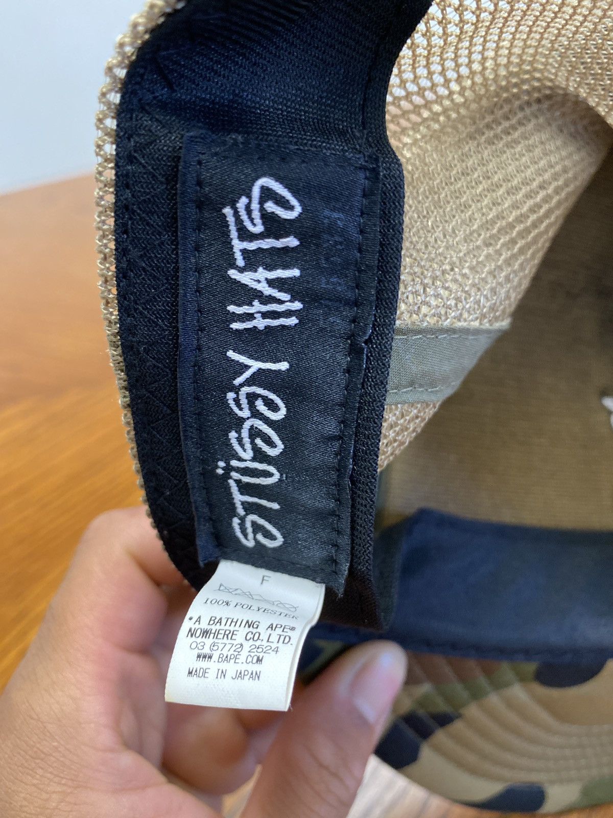 Bape × Stussy Stussy x Bape trucker hat Size ONE SIZE - 4 Thumbnail