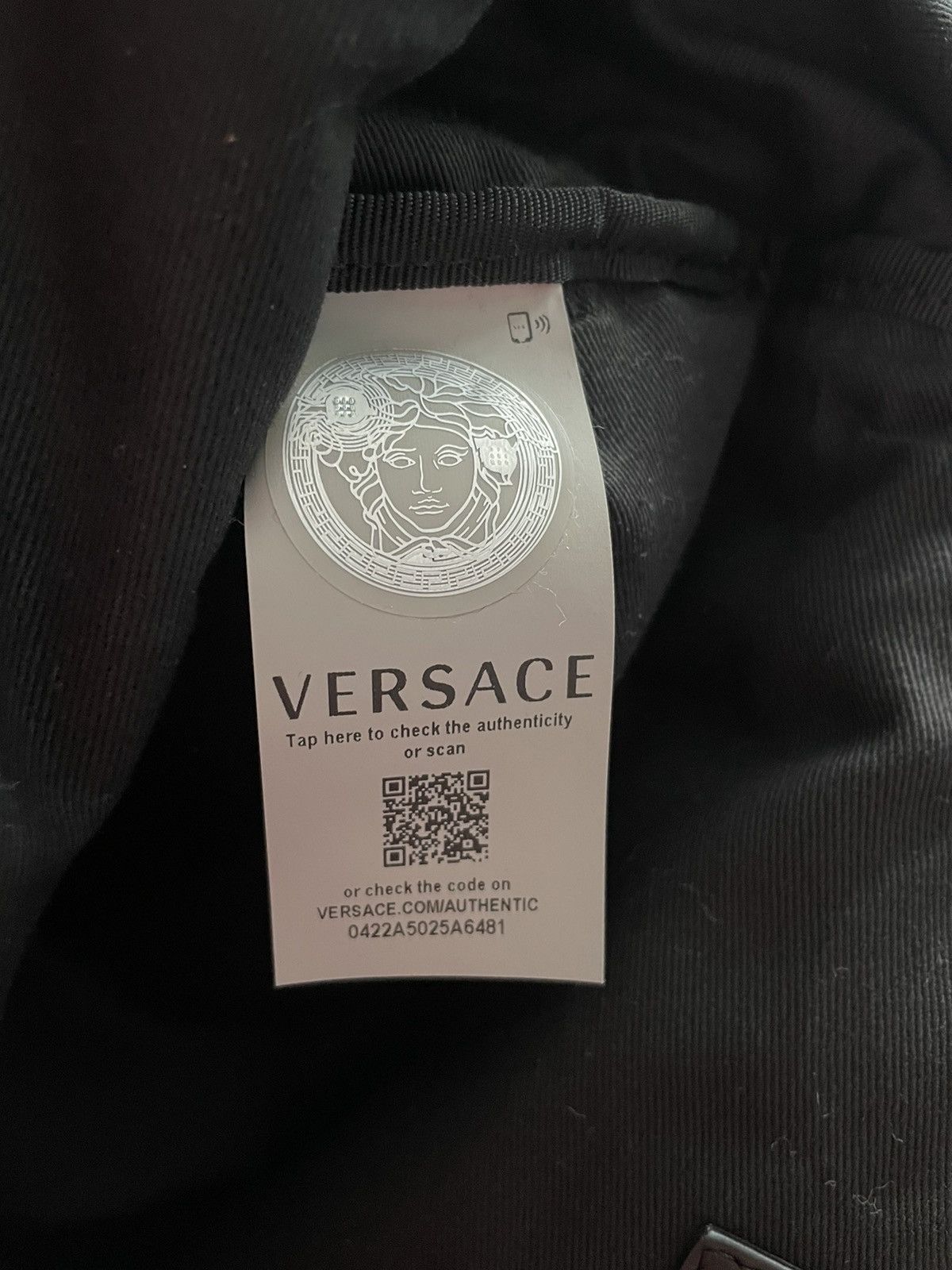 Versace Rare Super Runway Brand New Iconic Monogram Logo Backpack Size ONE SIZE - 16 Thumbnail
