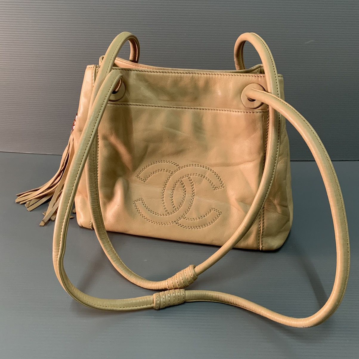 Chanel Chanel Vintage Leather Shoulder Bag Size ONE SIZE - 3 Thumbnail